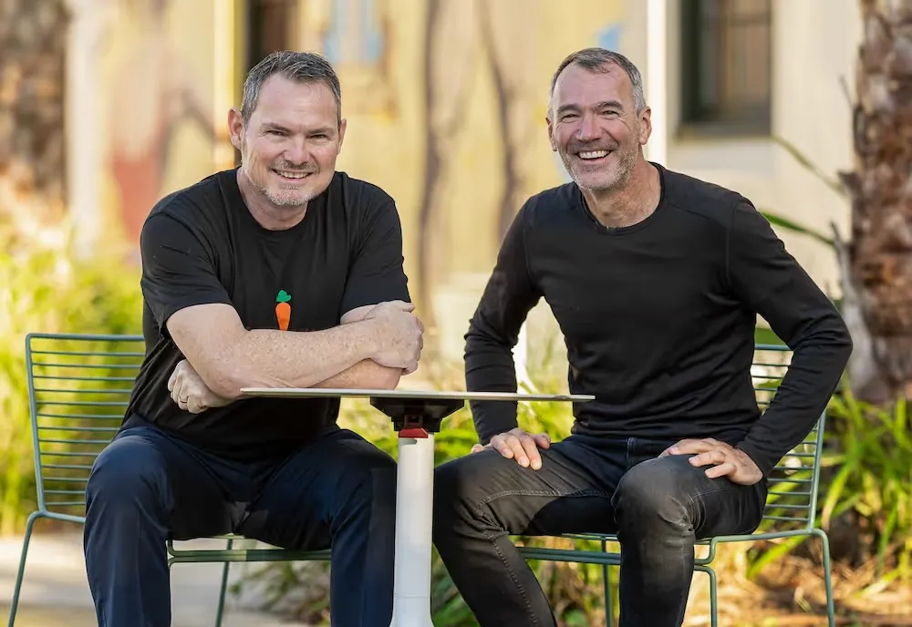 Scratchie co-founders Garry Mansfield and James Kell