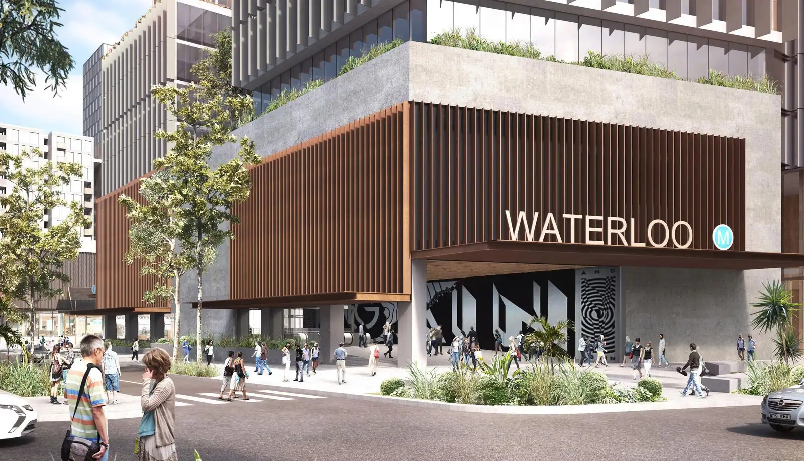 The Waterloo station project, Sydney
